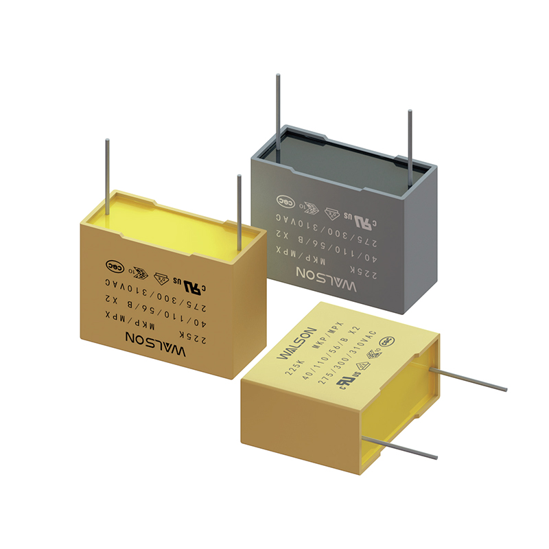 Condensador EMI de película de polipropileno metalizado de la serie MKP-X2