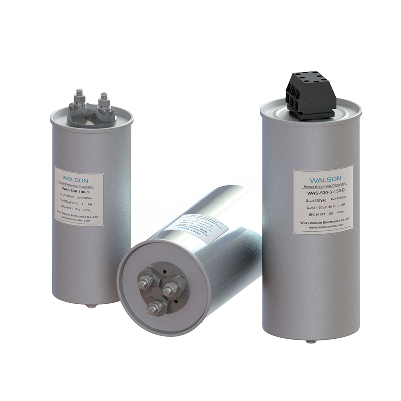 Condensador de filtro de CA monofásico/trifásico sellado de la serie WAS