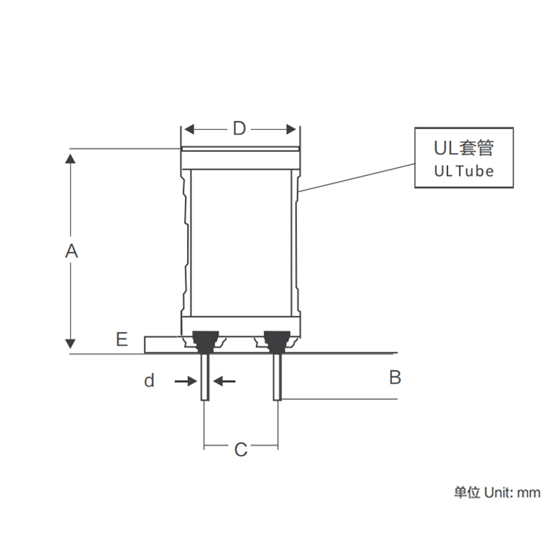 Tubo inductor de estrangulador DR